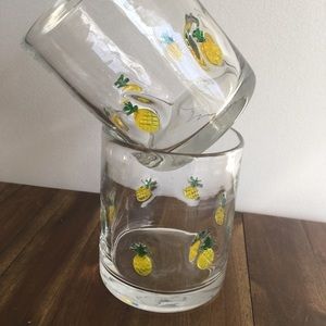 Pineapple high all glasses from Anthropologie